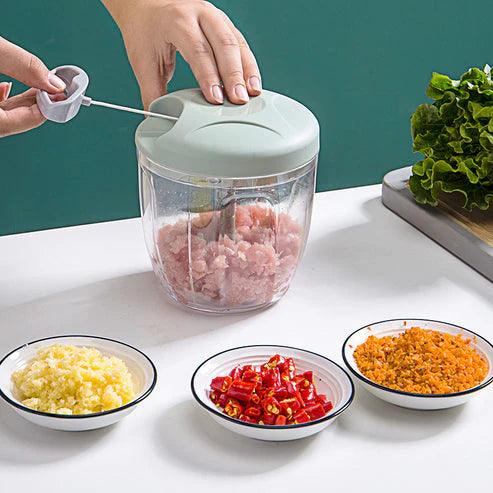 Speedy Chopper – Manual Hand Pull with 3 & 5 Blades.