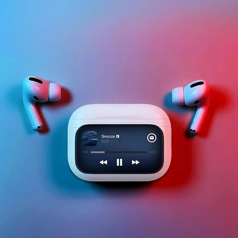 Original AirPods Pro with LCD Touch, ANC & Bluetooth 5.0.