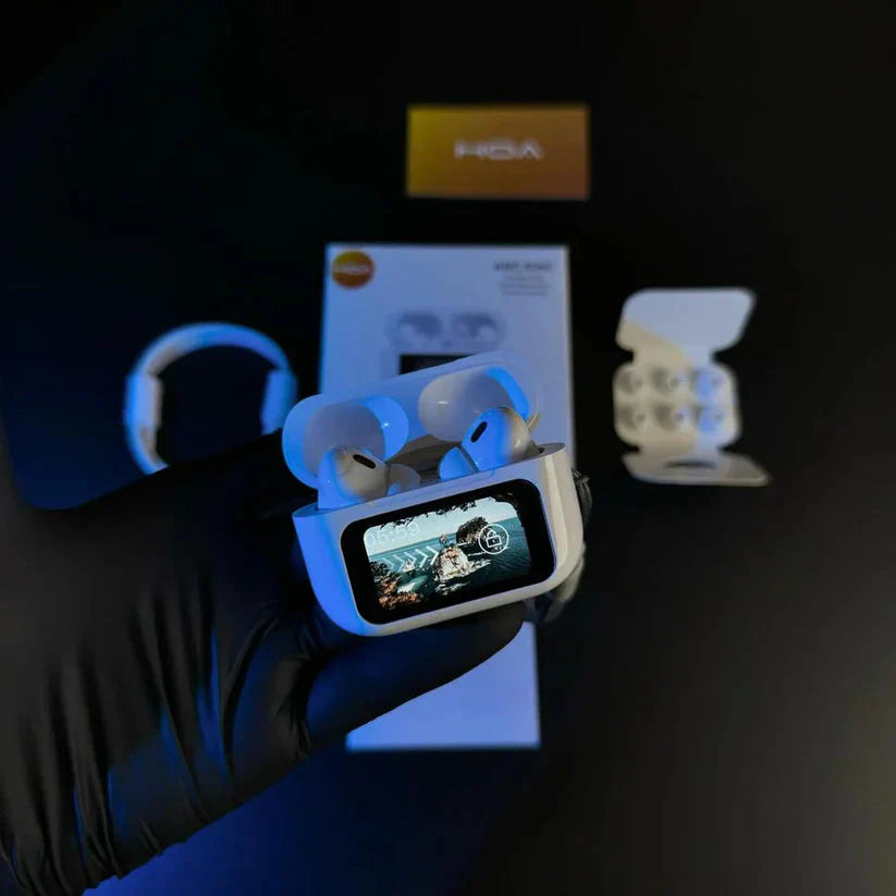 Original AirPods Pro with LCD Touch, ANC & Bluetooth 5.0.