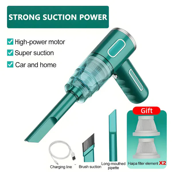 Smart 3-in-1 Rechargeable Vacuum & Blower – Portable Cleaner