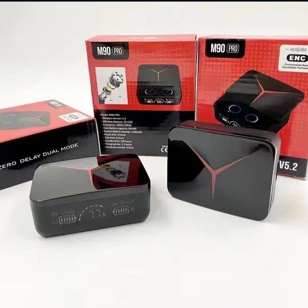 M90 Pro Earbuds | ENC | Power Bank