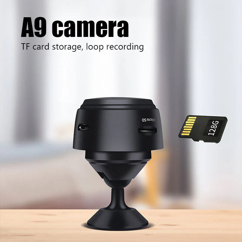 Mini Portable Wireless A9 HD Security Camera, 1080P Resolution