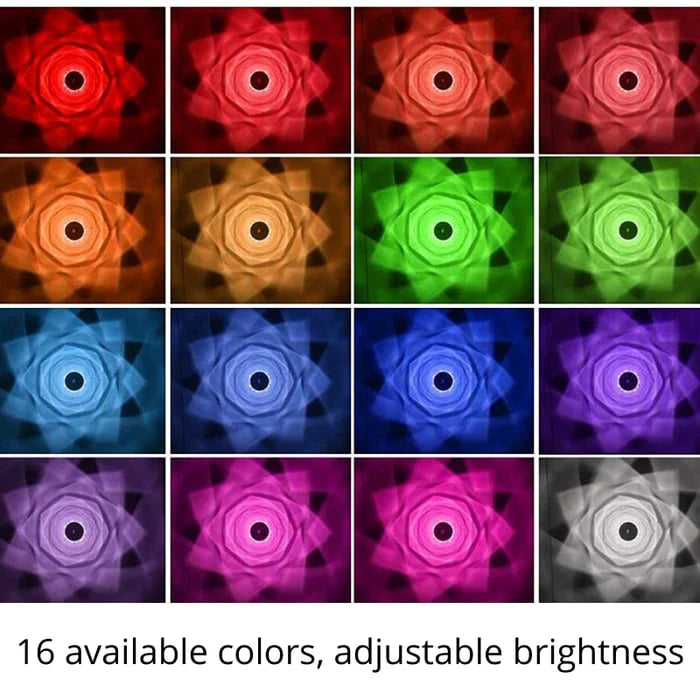 Crystal Diamond Table Lamp – RGB 16 Color Touch & Remote Control