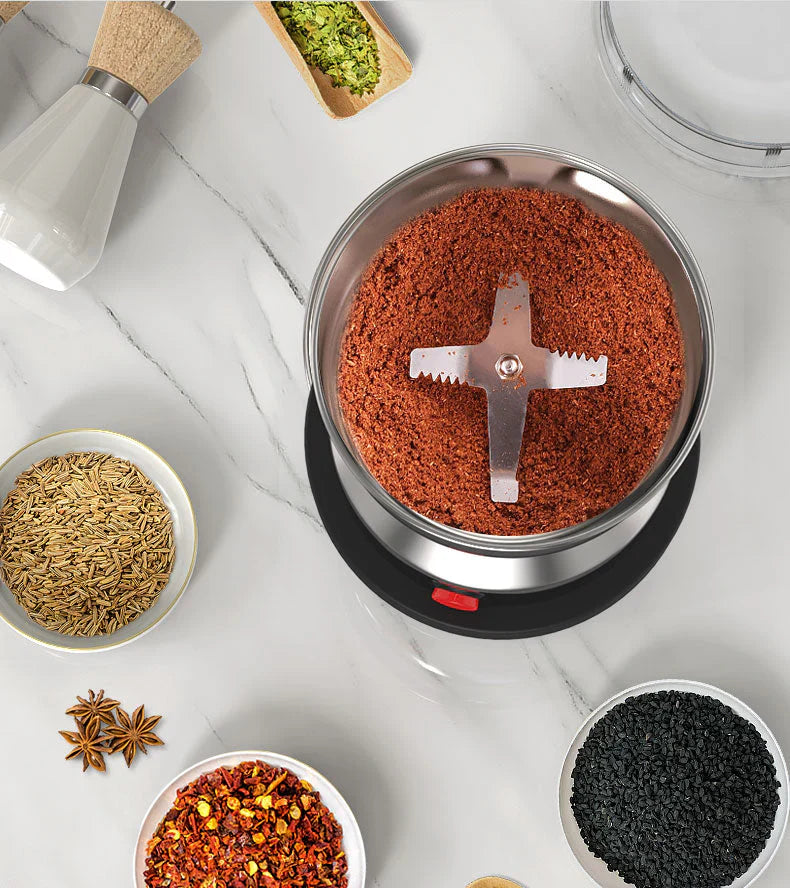 RAF Electric Grinder - 300W Stainless Steel with 4 Blades