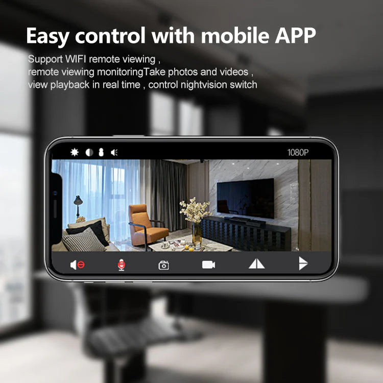 Mini Portable Wireless A9 HD Security Camera, 1080P Resolution