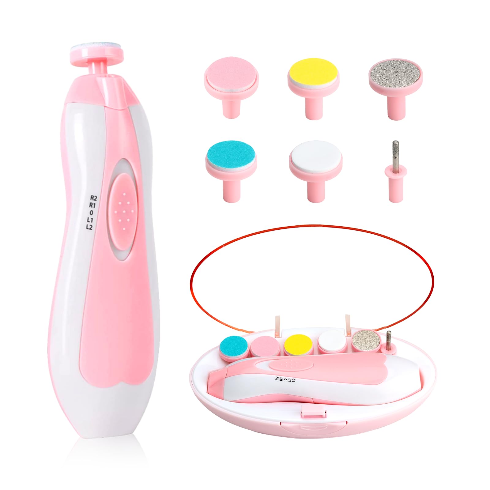 Electric Baby Nail Trimmer - Safe Clipper for Newborns & Toddler