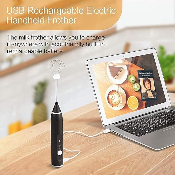 USB Rechargeable 3-in-1 Coffee Beater