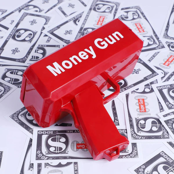 Supreme Money Gun - The Cash Cannon Toy for Parties
