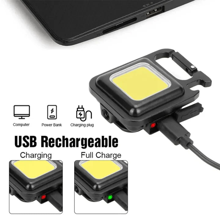 COB Keychain Light | Rechargeable | 3 Modes