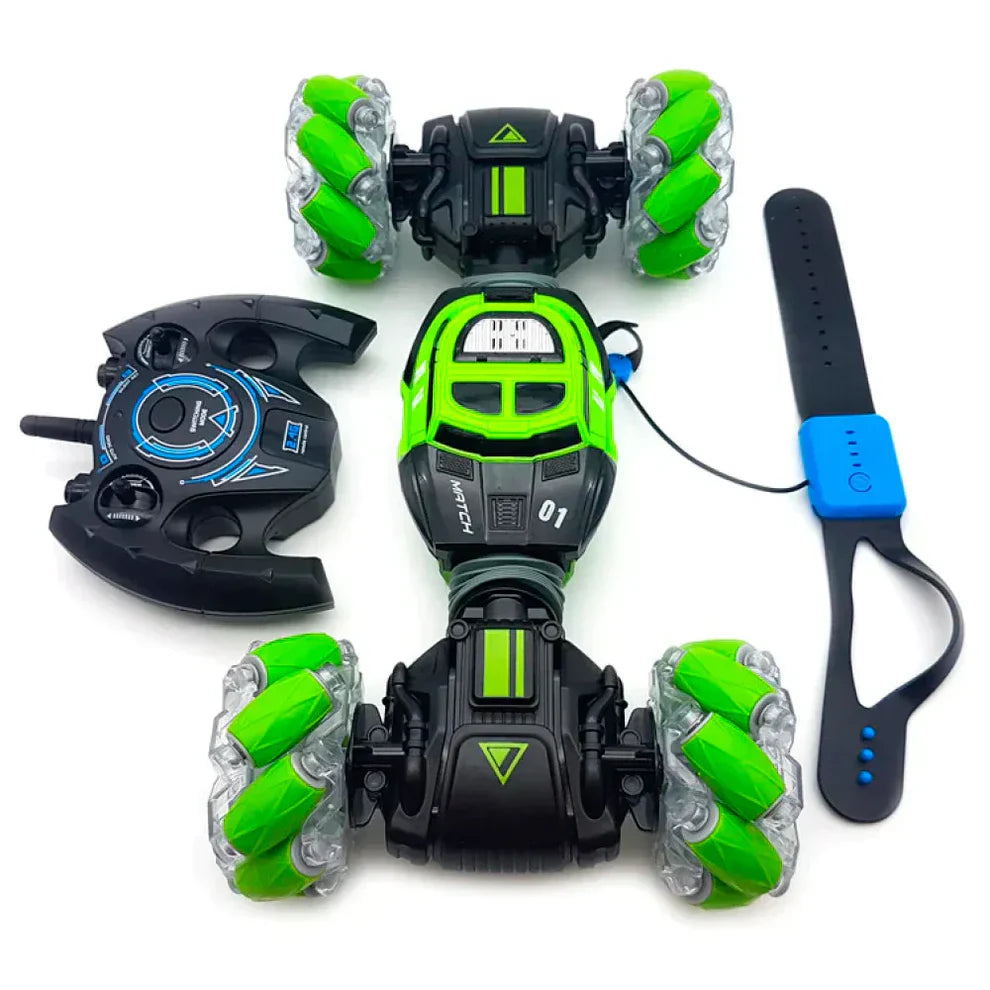 Remote Control Stunt Car - 360° Rotating RC Vehicle