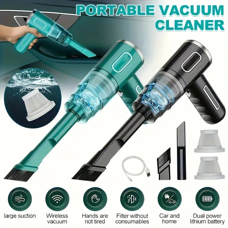 Smart 3-in-1 Rechargeable Vacuum & Blower – Portable Cleaner
