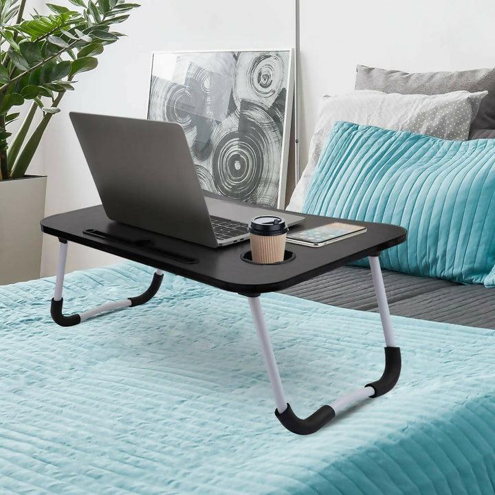 Portable & Foldable Wooden Laptop Table