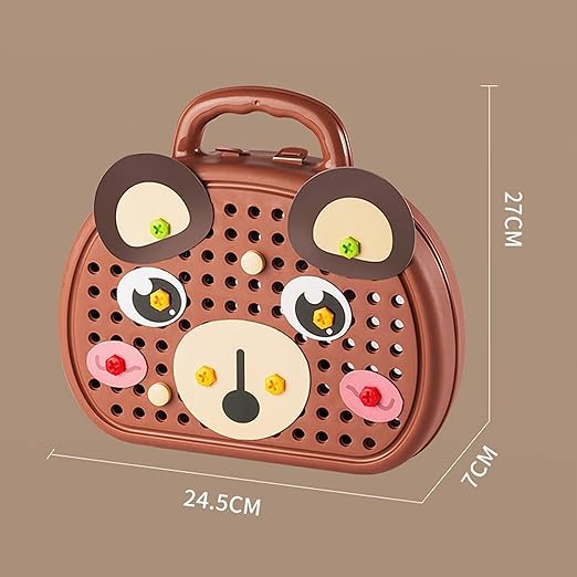 DIY Screw Puzzle Tool Suitcase Set
