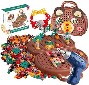 DIY Screw Puzzle Tool Suitcase Set