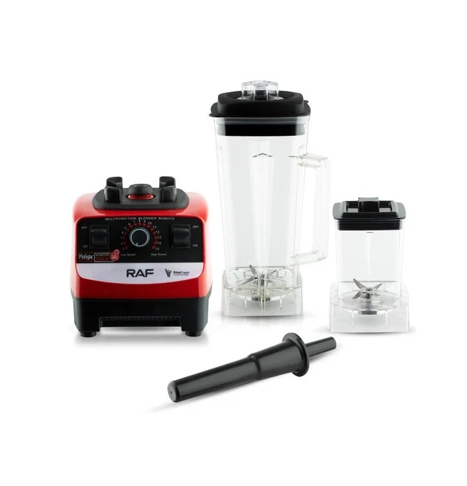 2-in-1 Electric Blender with Durable 2.0L Jug & 2400W Power