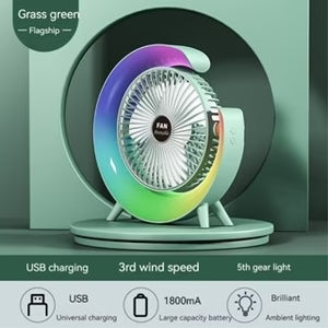 G-Shape RGB Cooling Fan Light