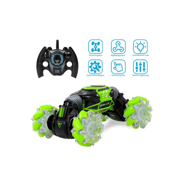 Remote Control Stunt Car - 360° Rotating RC Vehicle