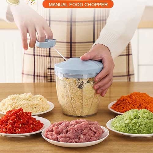 Speedy Chopper – Manual Hand Pull with 3 & 5 Blades.