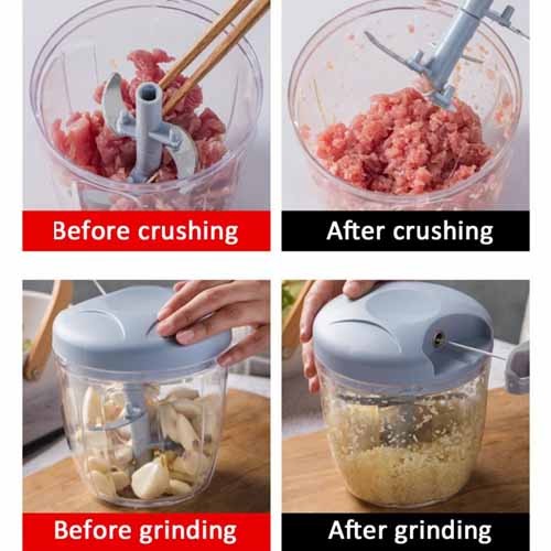 Speedy Chopper – Manual Hand Pull with 3 & 5 Blades.