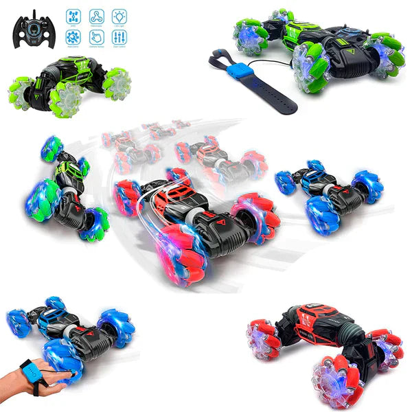 Remote Control Stunt Car - 360° Rotating RC Vehicle