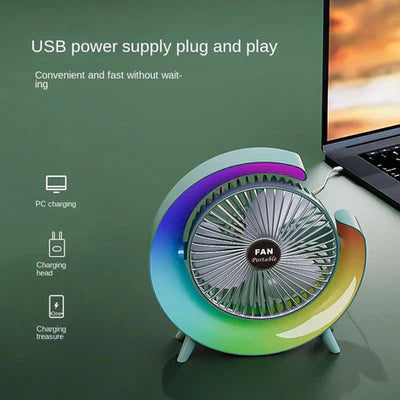 G-Shape RGB Cooling Fan Light
