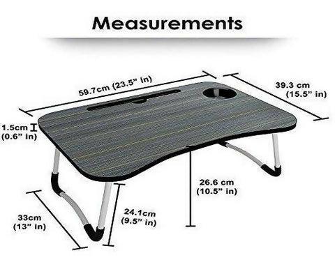 Portable & Foldable Wooden Laptop Table